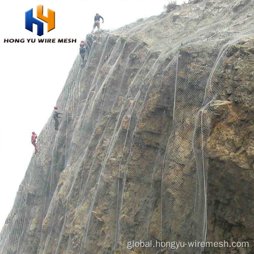 High Tensile Rockfall Mesh good quality hot sale tektronix Rockfall Barrier mesh Manufactory